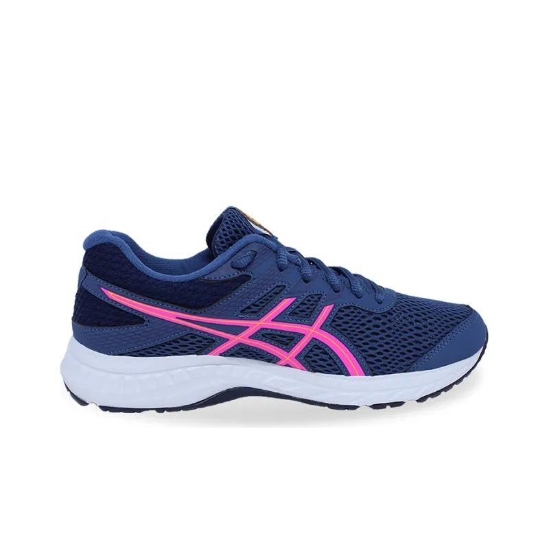 Asics Gel-Contend 6 Running Shoes Women's Low-Top Blue/Pink-1