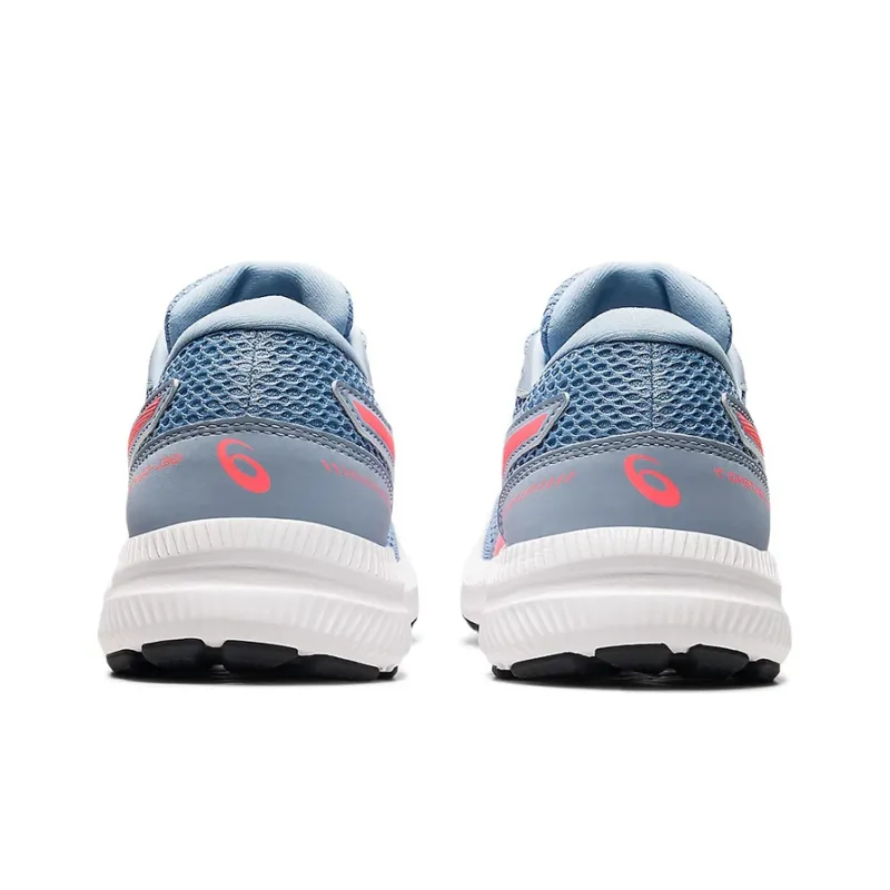 Asics Gel-Contend 7 Wear-Resistant Low-Top Running Shoes Women's Blue Pink-3
