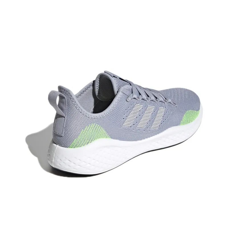 Adidas Fluidflow 2.0 Low-Top Running Shoes Men's Gray Green-3