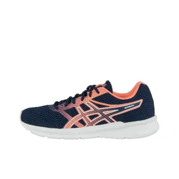 Asics Blocker Breathable Wear-Resistant Slip-Resistant Low-Top Running Shoes Women's Blue Orange