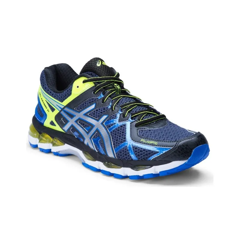 Asics Gel-Kayano 21 Running Shoes Men Low-Top Blue/Silver-2
