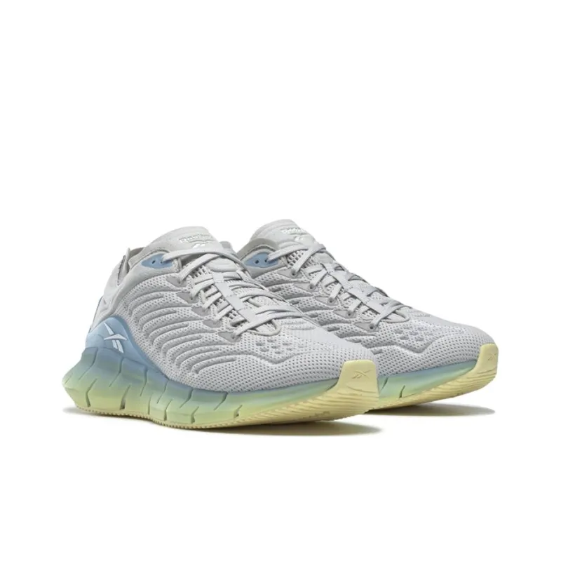 Reebok Zig Kinetica Lemon Glow Fluid Blue Women's-2