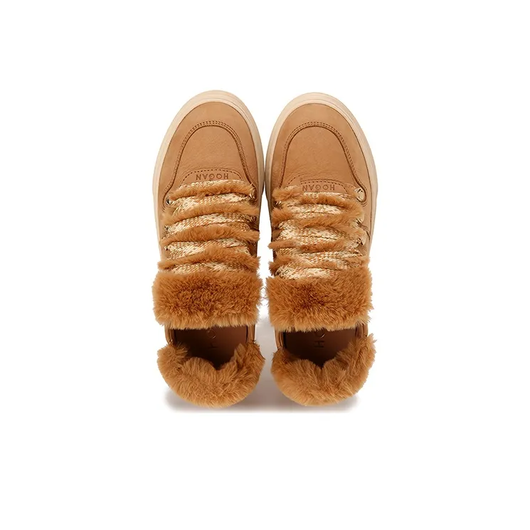 HOGAN H365 CASSETTA Low Top Skateboard Shoes Women's Brown-2