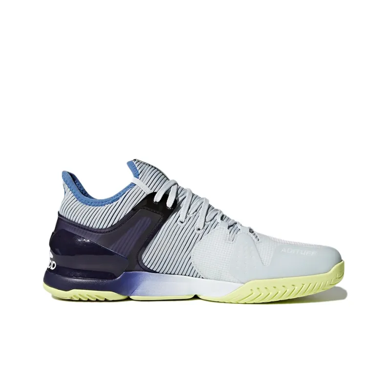 Adidas Adizero Series Wear-Resistant Mid-Top Tennis Shoes-1