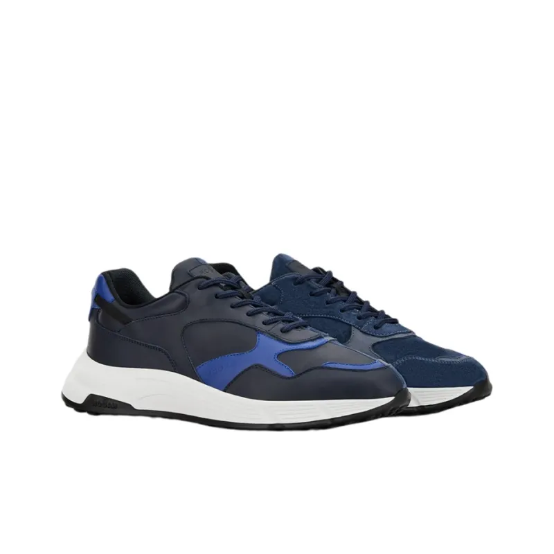 HOGAN Hyperlight Casual Shoes Men Low Top Blue/Black-1