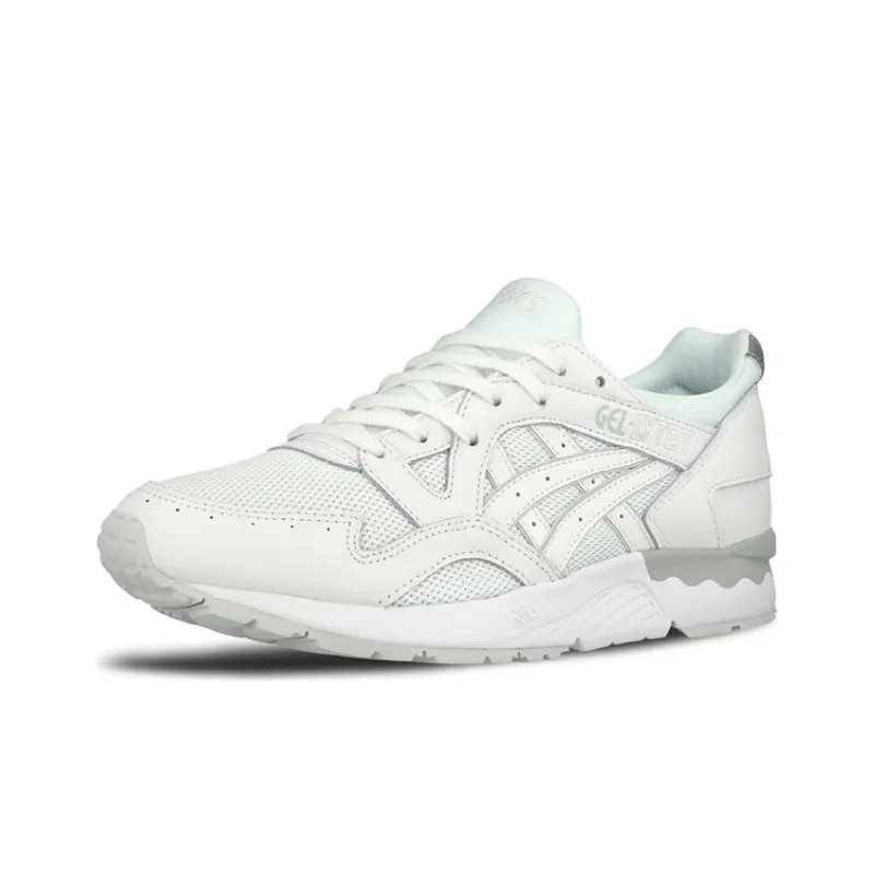 Asics Gel Lyte 5 Slip Resistant, Abrasion Resistant, Lightweight, Breathable Low Top Casual Running Shoes Unisex White-2