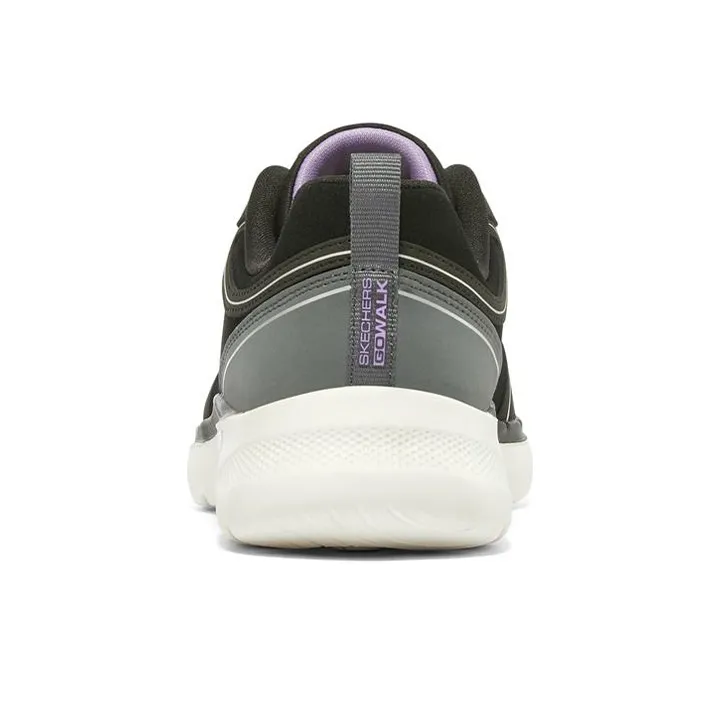 Skechers Go Walk 6 Low Top Running Shoes Women's Black White-3