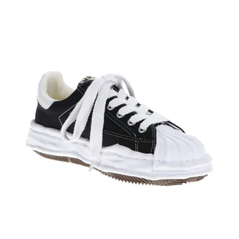 MIHARA YASUHIRO Blakey OG Sole Canvas Low Black No Logo-3