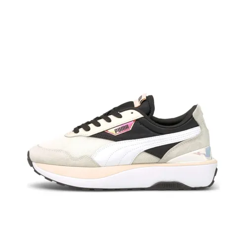 PUMA Cruise Rider Trainer Running Shoes Women's Low-Top Apricot/Black