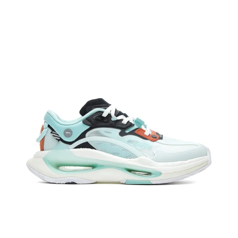 LiNing Beyond Infinity Anti Slip And Wear Resistant Lightweight Low Top Running Shoes Women's Blue-1