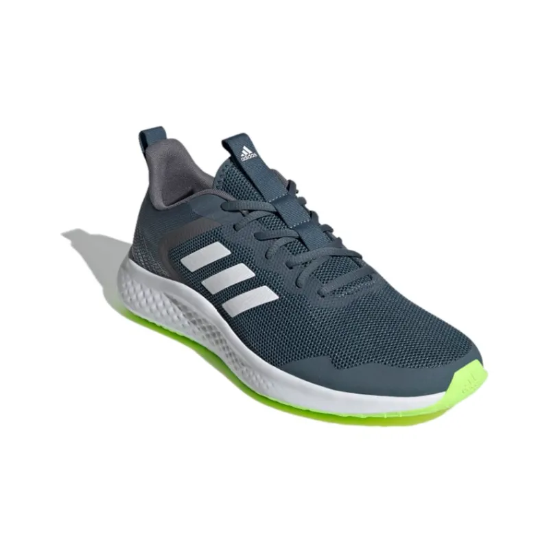Adidas Fluidstreet Breathable Low-Top Running Shoes Men's Blue White-2