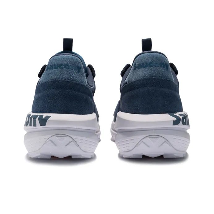 Saucony Jazz Low Top Running Shoes Men's Blue-3
