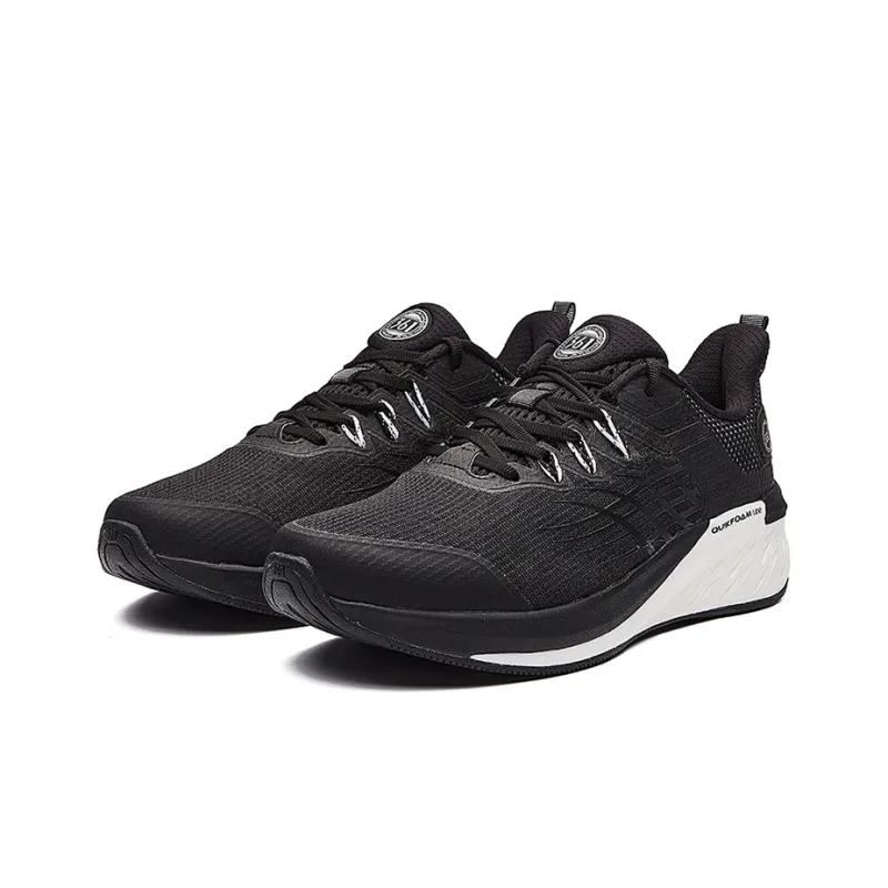 361° Night Charm 3.0 Cushioning Breathable Wear-Resistant Low-Top Running Shoes Men's Obsidian Black-2