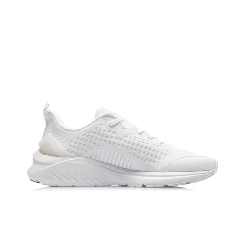 LiNing Lightweight And Breathable Low Top Running Shoes Women's White Casual-1