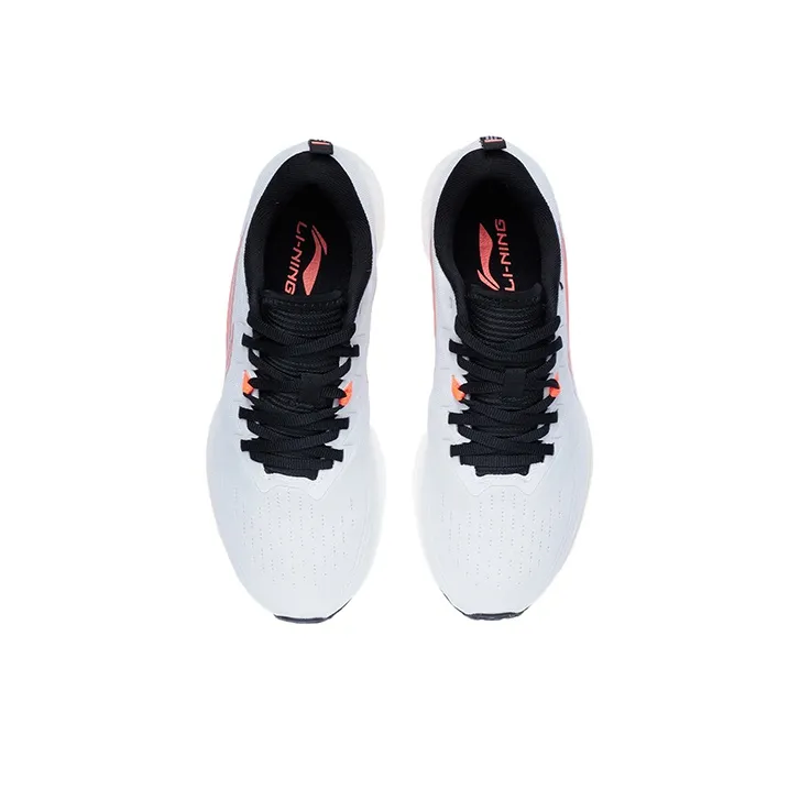 LiNing Red Hare 4 Cushioning, Slip Resistant, And Abrasion Resistant Low Top Running Shoes Women's White-3
