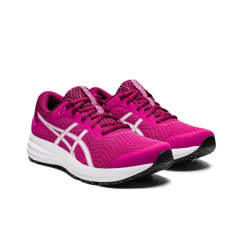 Asics Patriot 12 Cushioning Anti-Slip And Wear-Resistant Low-Top Running Shoes Women's Rose Red-2