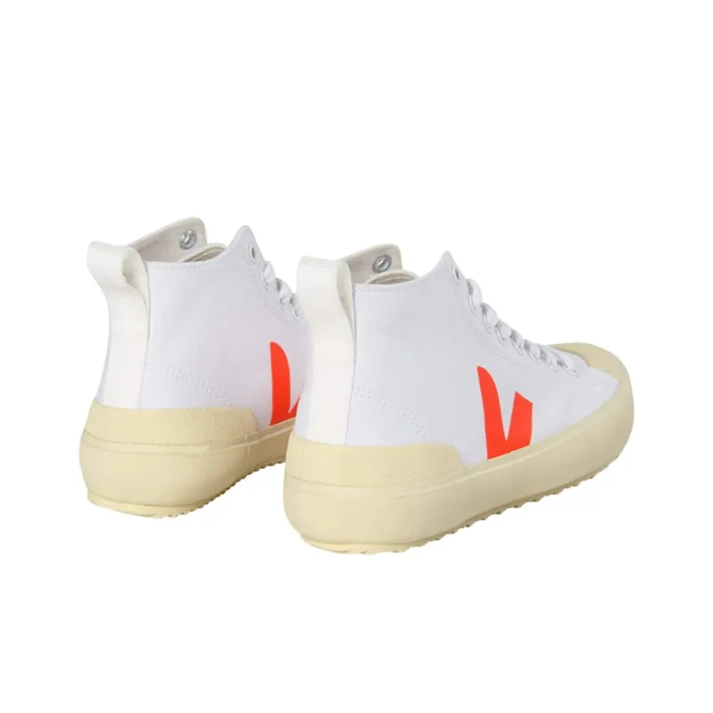 VEJA Nova Ht Canvas 'White Orange Fluo Butter Sole'-3