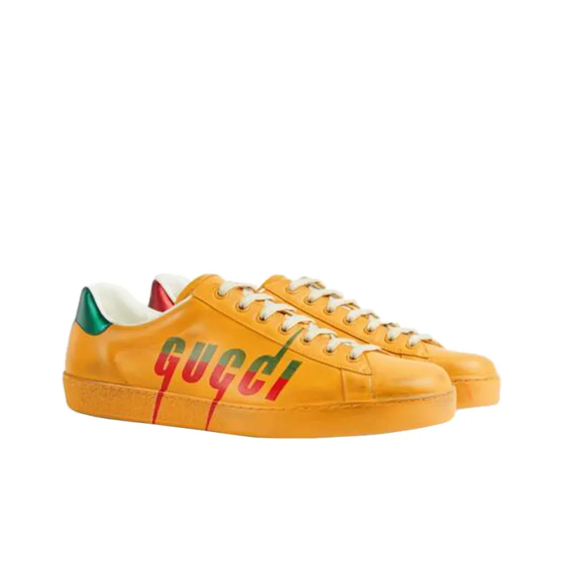 GUCCI Ace 'GUCCI Blade Distressed Yellow'-1