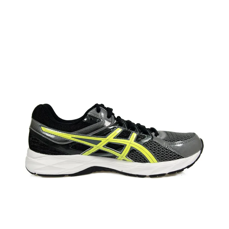 Asics Gel-Contend 3 Wear-Resistant Low-Top Running Shoes Men's Black Yellow-1