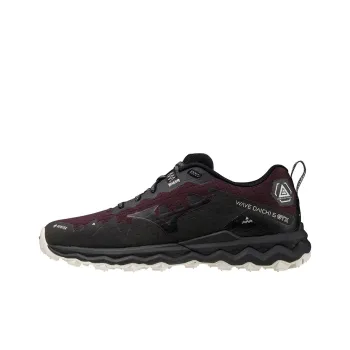 Mizuno Wave Daichi 6 Cushioning Anti-Slip Wear-Resistant Breathability Low-Top Athletic Shoes Women's Black Red
