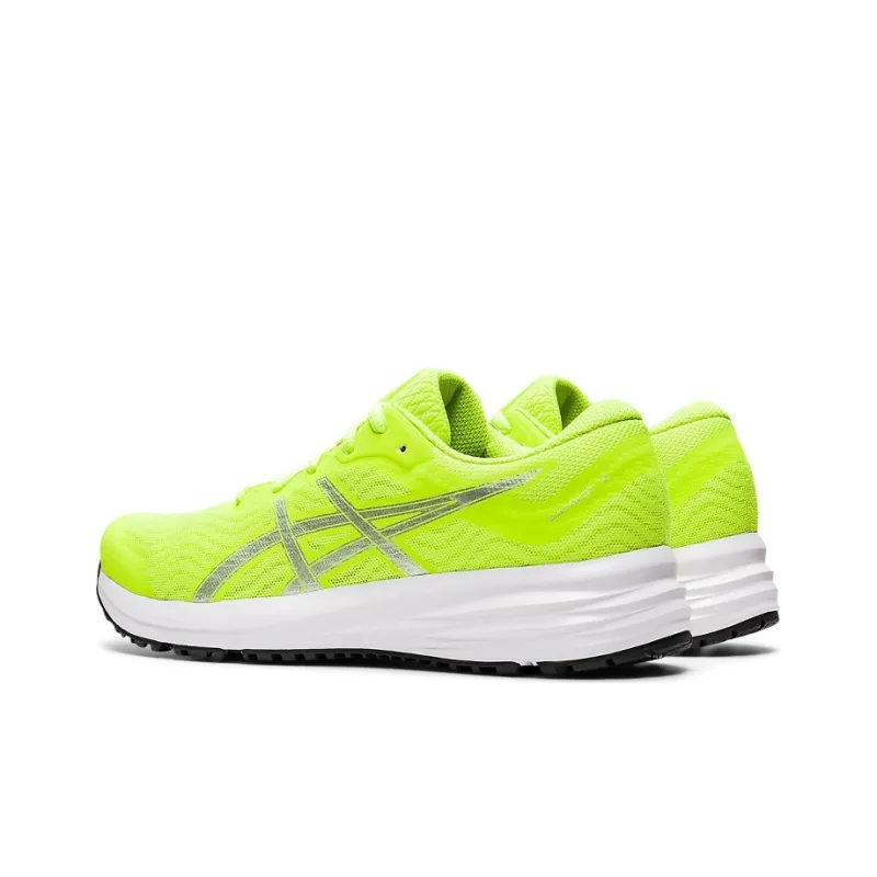 Asics Patriot 12 Wear-Resistant Low-Top Running Shoes Women's Neon Yellow-3