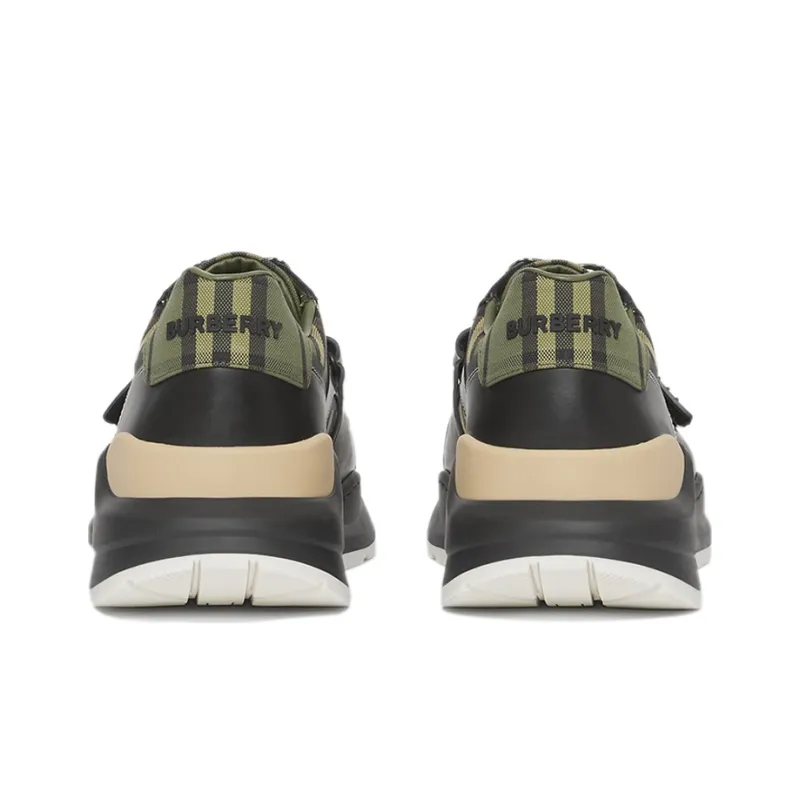 Burberry Wear-Resistant Low-Top Sports Casual Shoes Men's Army Green-4