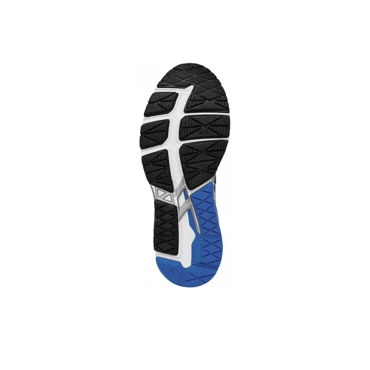 Asics Gel-Foundation 12 Anti-Slip And Wear-Resistant Breathable Low-Top Running Shoes Men's Gray Blue-3
