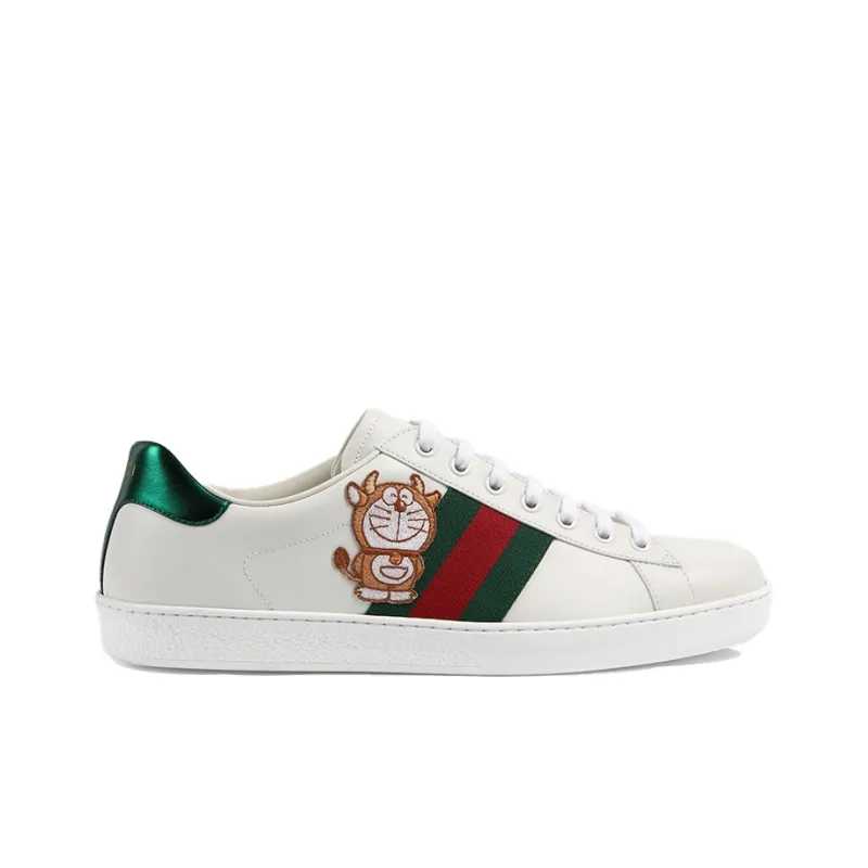 GUCCI Doraemon X GUCCI Ace 'Ivory Devil Patch'-1