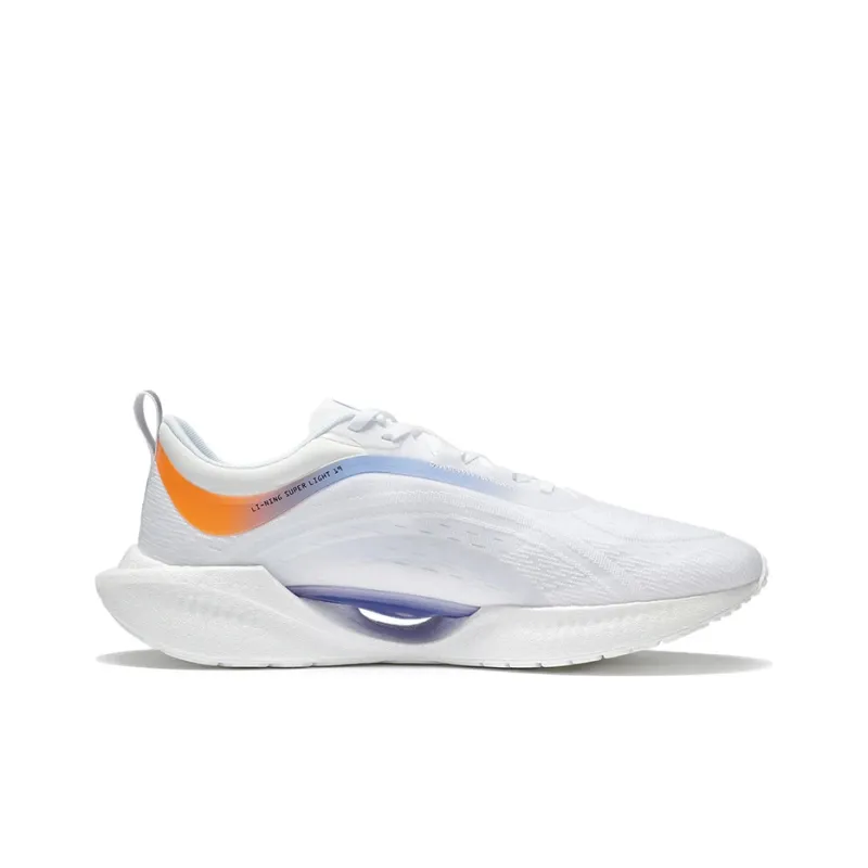 LiNing Super Light 19 Anti Slip Wear Resistant Low Top 䨻 Running Shoes Men's White Purple-1