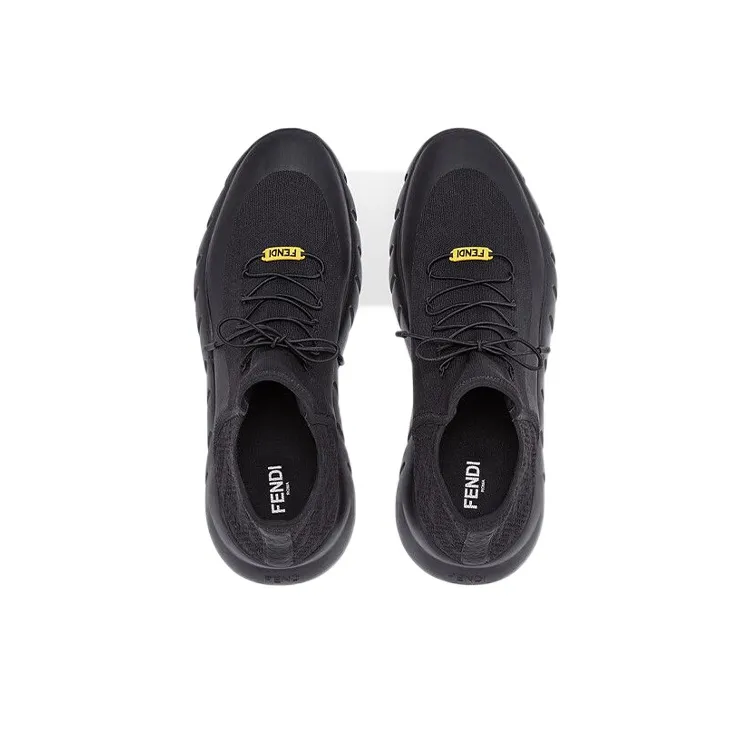 FENDI Casual Shoes Men Mid Top Black-2