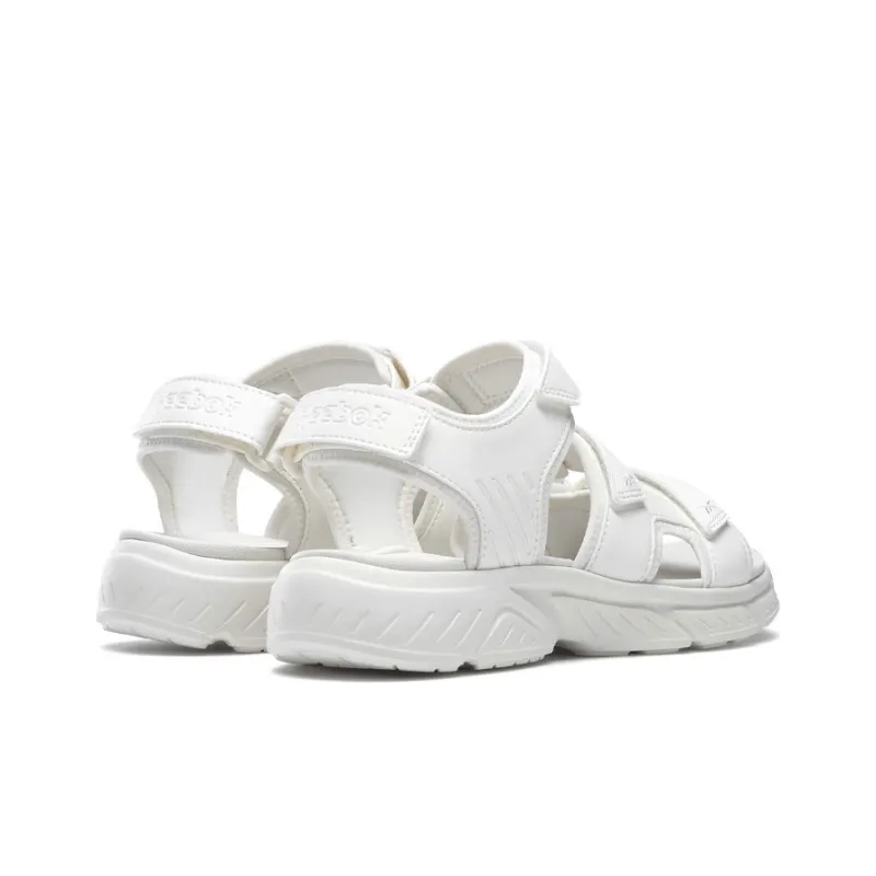 Reebok Hyperium Sandal Velcro Open Toe Flat Heel Sports White Sandals-3