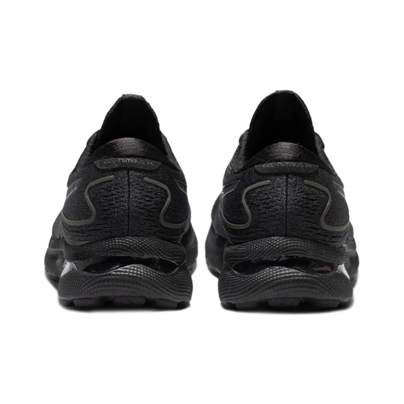 Asics Gel Nimbus 24 2E Wide 'Triple Black'-2