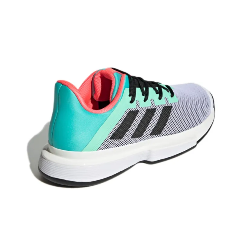 Adidas Solematch Bounce Tennis Shoes 'Grey Green'-3