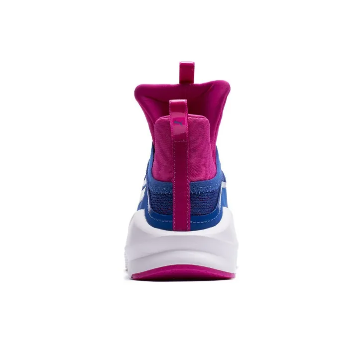 PUMA Fierce Eng Mesh Anti Slip Wear Resistant Low Top Running Shoes Women's Blue Pink-3