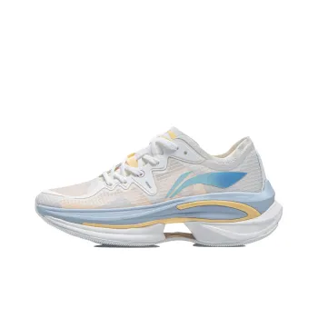 LiNing WuShi 5S 1.0 Cushioning Anti Slip And Wear Resistant Low Top Running Shoes Women's Mist White