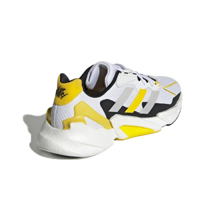 Adidas X9000l4 Durable Cushioning Low-Top Running Shoes Men's White Yellow Black-3