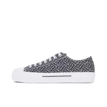 Burberry Monogram Print Cotton Low Black White