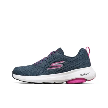 Skechers Go Run Viz Tech Running Shoes Women's Low-Top Blue/Pink/White