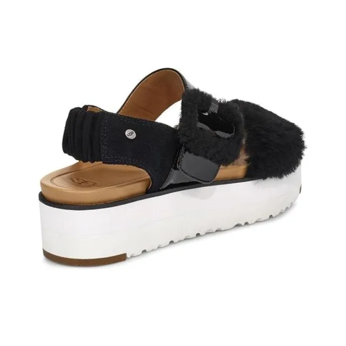 UGG Le Fluff 'Black White' Women's-4
