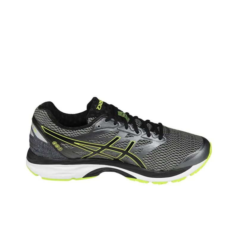 Asics Gel-Cumulus 18 Slip-Resistant Low-Top Running Shoes Men's Silver Black-1