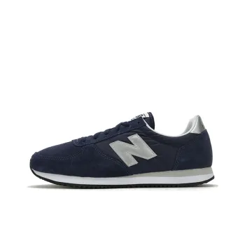 New Balance NB 220 Anti Slip And Wear Resistant Breathable Low Top Marathon Running Shoes Unisex Navy Blue