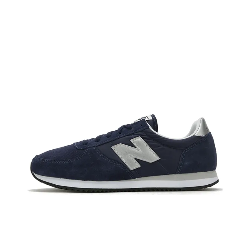 New Balance NB 220 Anti Slip And Wear Resistant Breathable Low Top Marathon Running Shoes Unisex Navy Blue-0