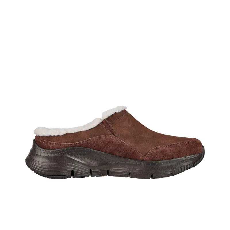 Skechers Arch Fit Smooth Anti-Slip Wear-Resistant Low-Top Casual Shoes Women's Coffee-1