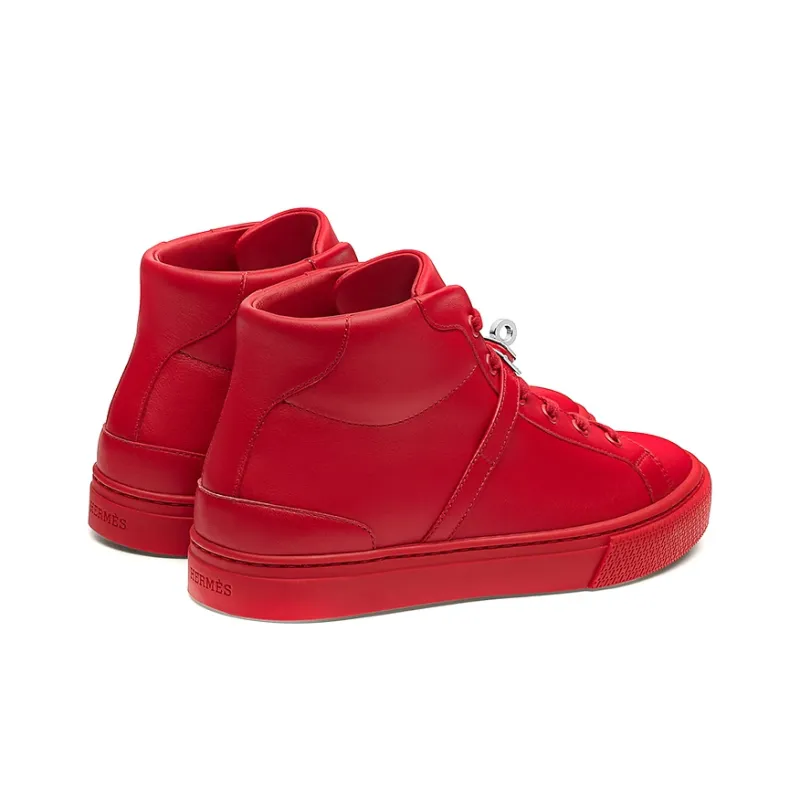 HERMES Daydream Mid Top Skateboard Shoes Women's Red-3