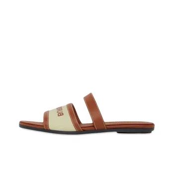 Burberry Rubber Sole Abrasion Resistant Fashion Sandal Women's Brown