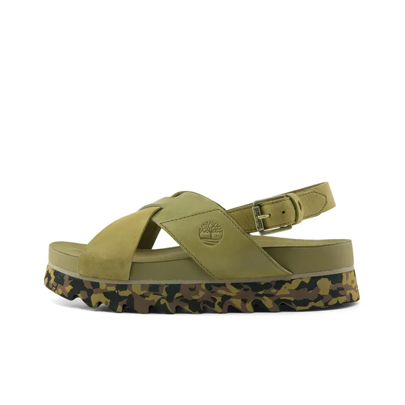 Timberland Santa Monica Sunrise X Band Sandal 'Green' Women's-0
