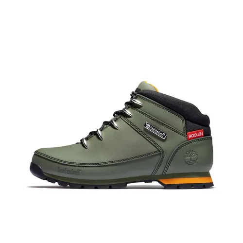 Timberland Euro Sprint Hiking / Trekking Shoes Men Mid-Top Green