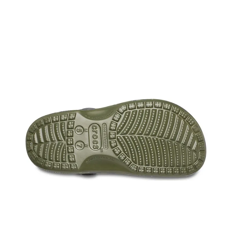 Crocs Baya Lined Clog Printing Fleece Lined Unisex Camouflage Slippers-6