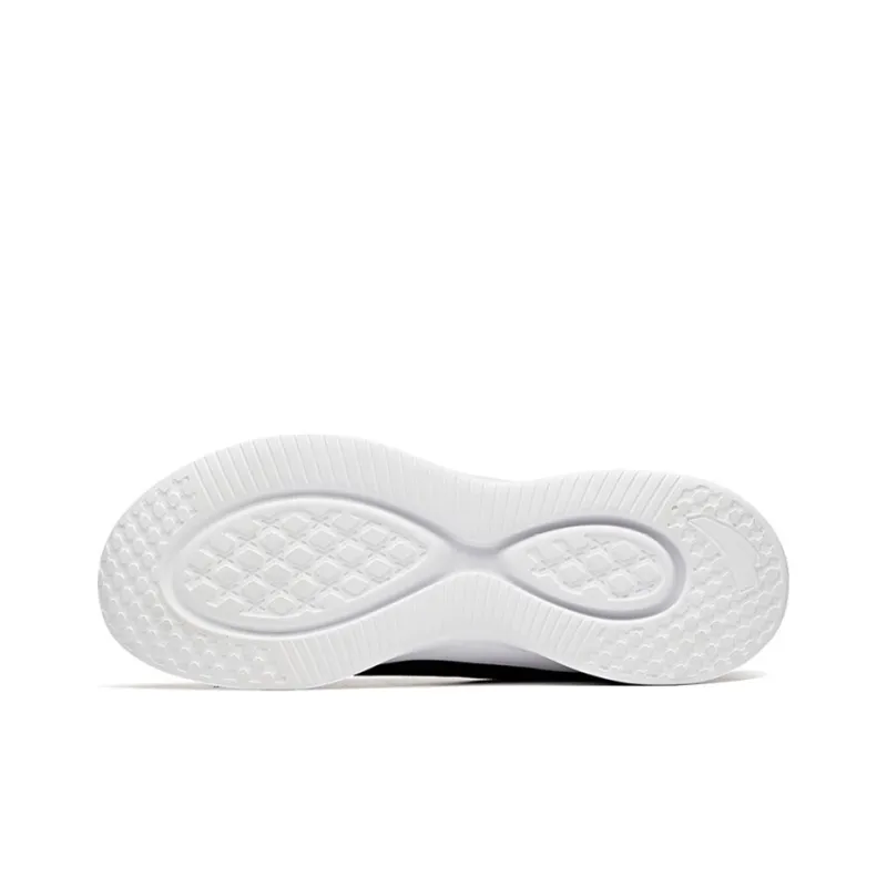 Anta Cushioned Slip-Resistant Abrasion-Resistant Breathable Low-Top Running Shoes Men's Black-4
