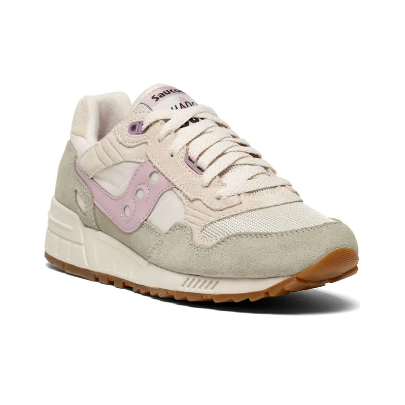 Saucony Shadow 5000 Casual Shoes Women's Low-Top White/Green/Pink-2